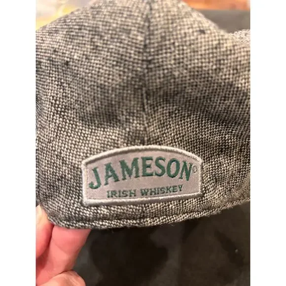 Chicago white Sox gray tweed newsboy hat kick 10 brand Jameson Irish whiskey. - Picture 4 of 6